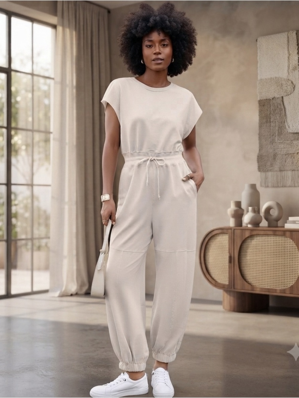 Short Sleeve Casual Jumpsuit